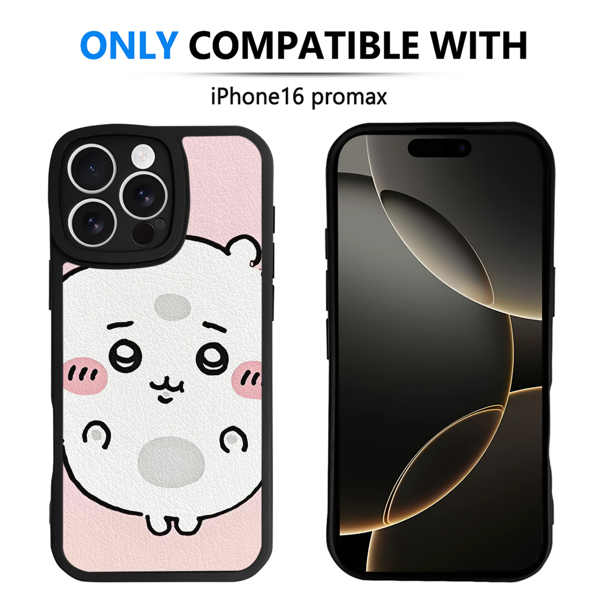 （画像用） ちいかわ Chii-kawa 【iPhone 16シリーズ対応】シリコンスマホケース（レザー調） 材質：シリコン